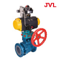 cast iron Corrosion-resistant fluorine lined pneumatic ball valve